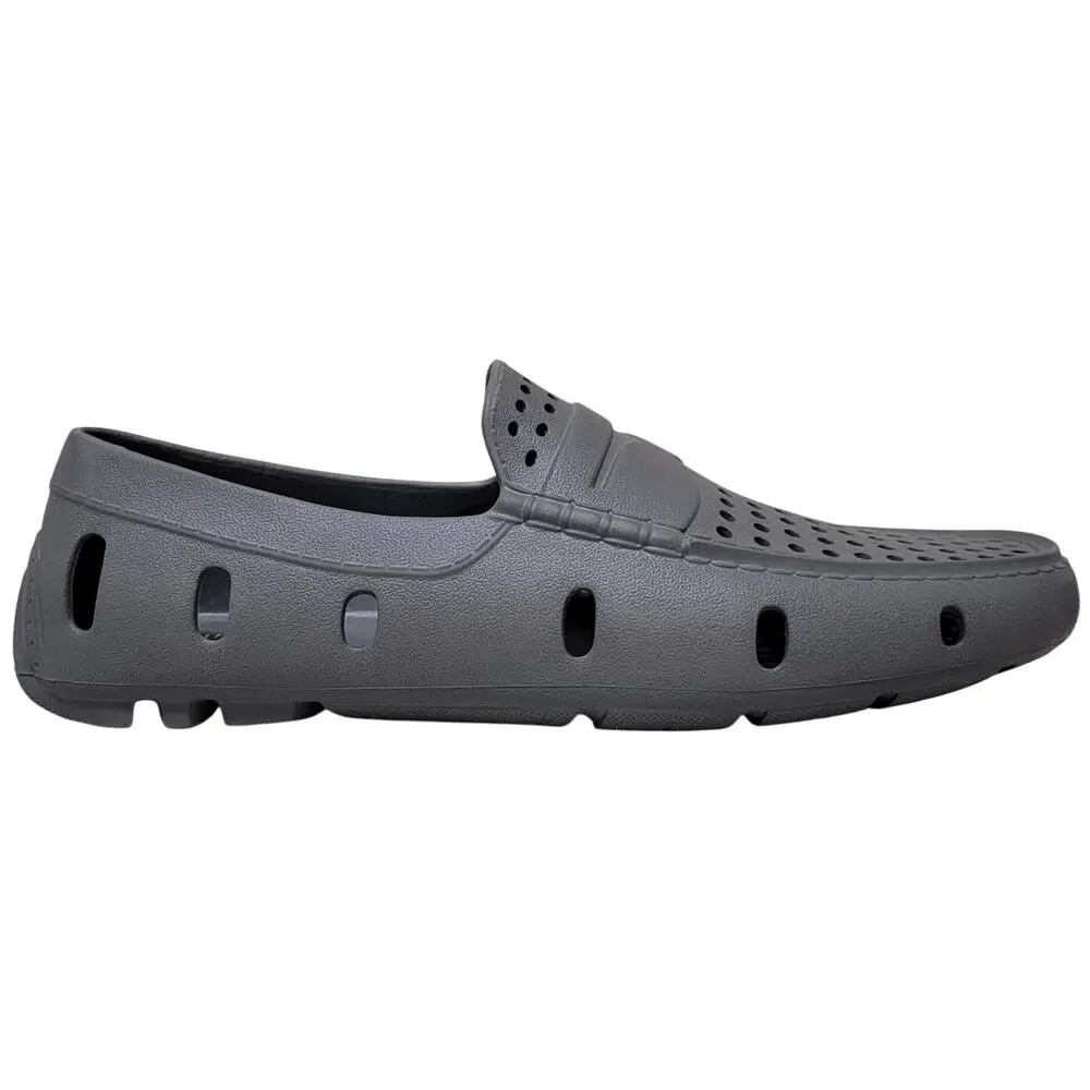 Club Room Men Atlas Slip On Moc Toe Perforated Driver Loafer Size US 9M Grey EVA